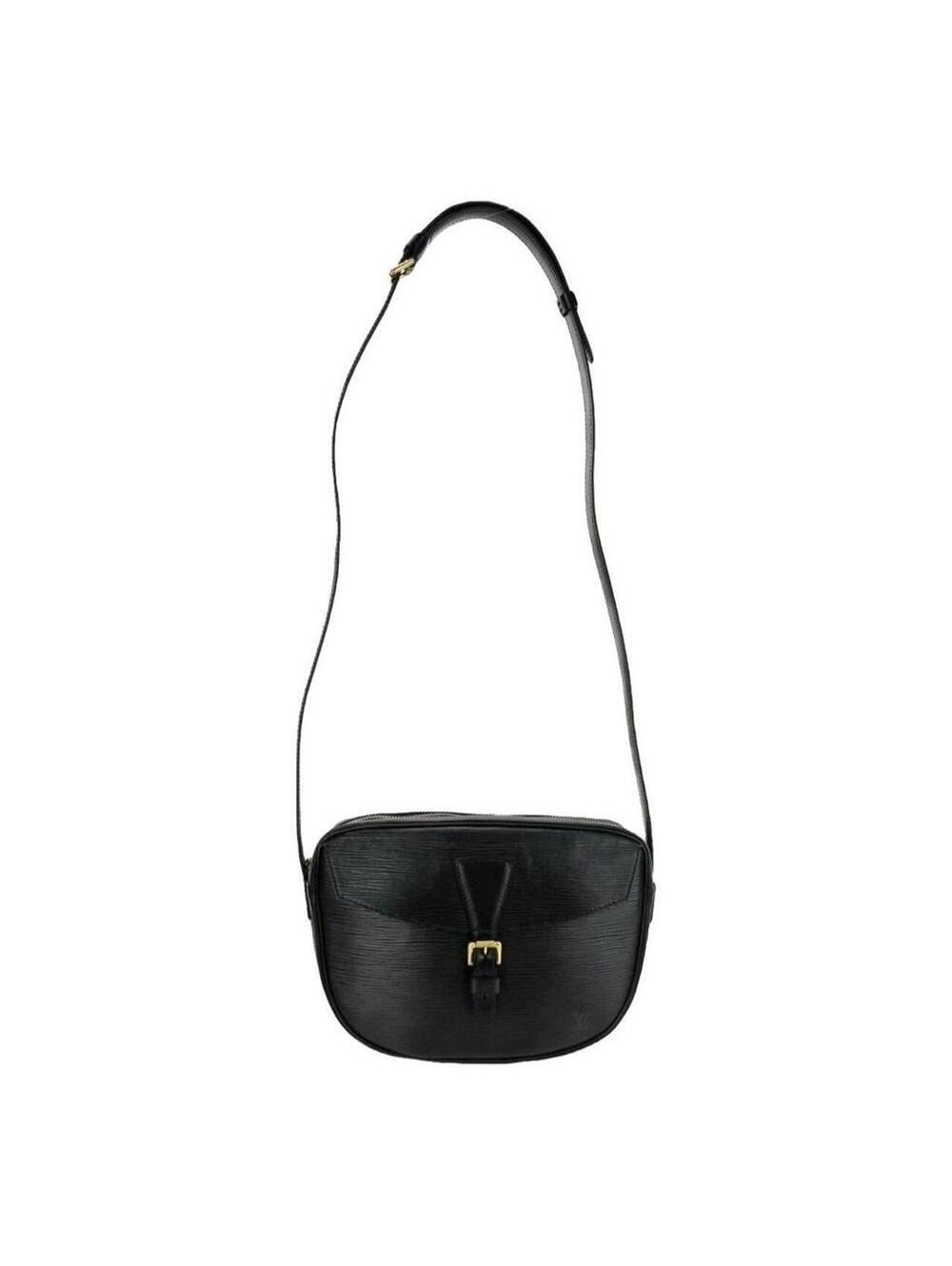 Vintage Louis Vuitton Jeune Fille Black Epi Leather Crossbody Bag